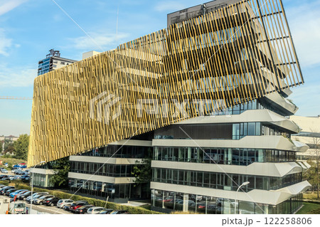 Belgrade, Serbia- 10152024: City view during daytime, buildings exterior Belgrade, Serbia- 10152024: City view during daytime, buildings exterior 122258806