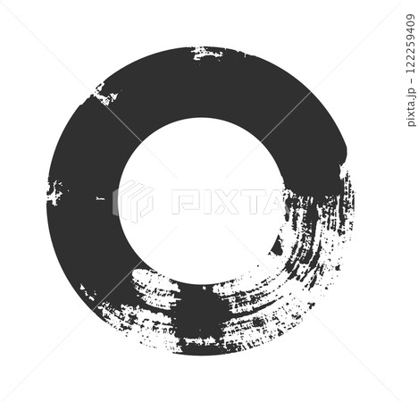 Grunge stamp draft mockups of grunge overlay round stamp. Vector circle frame Grunge stamp draft mockups of grunge overlay round stamp. Vector circle frame 122259409