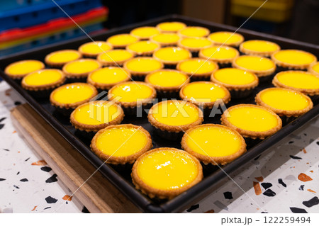 香港名物「エッグタルト」 香港名物「エッグタルト」 122259494