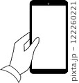 スマホを持つ手｜ビジネスイメージ 122260221