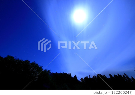 森上空の月暈 122260247