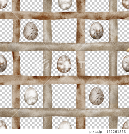 Seamless plaid background with vintage checkered pattern. A simple, seamless pattern for paper, wallpapers, or tablecloths. Hand-drawn geometric composition featuring plaid, Easter egg. Seamless plaid background with vintage checkered pattern. A simple, seamless pattern for paper, wallpapers, or tablecloths. Hand-drawn geometric composition featuring plaid, Easter egg. 122261858