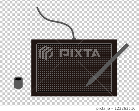 Illustration material of a pen tablet (pen tablet) 122262516