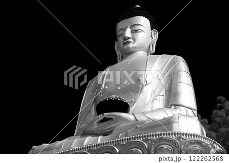 buddha in kathmandu. retro style photography buddha in kathmandu. retro style photography 122262568