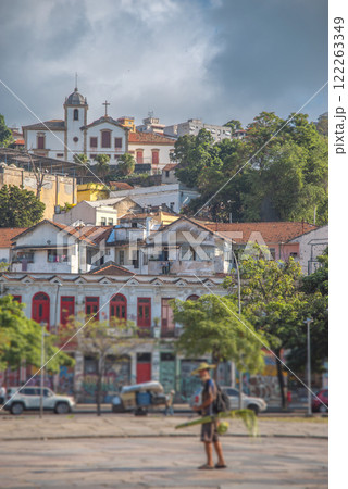 Rio de Janeiro favelas and city center Rio de Janeiro favelas and city center 122263349