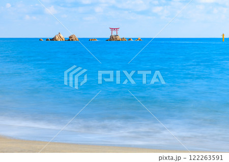 冬の八幡奈多宮 市杵島 大分県杵築市 冬の八幡奈多宮 市杵島 大分県杵築市 122263591