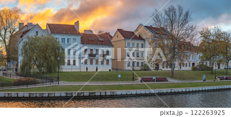 Autumn morning. Historical center of Minsk. Belarus. 122263925