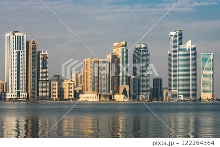 City skyline of Sharjah 122264364