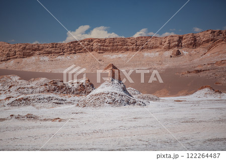 Winter and snow in the Atacama Desert in Chile. Winter and snow in the Atacama Desert in Chile. 122264487