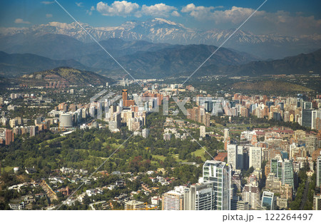 Santiago, Chile, with the Andes in the background Santiago, Chile, with the Andes in the background 122264497