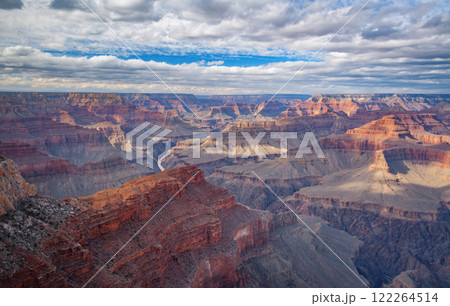 view of the Colorado River in the Grand Canyon in Arizona. 122264514