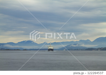 ship Alesund in the fjords ship Alesund in the fjords 122264537