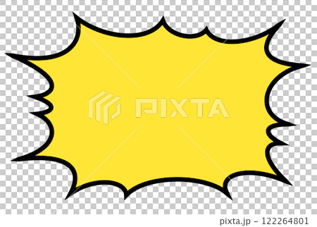 Speech bubble jagged Speech bubble jagged 122264801