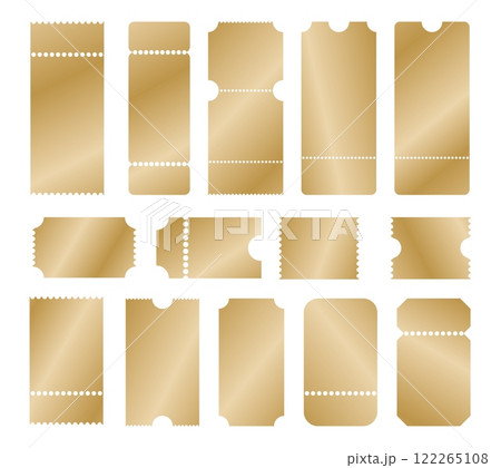 Golden Ticket and VIP Voucher Design for Events, Cinema, Casino, and Entertainment Access Passes Vector Illustration Golden Ticket and VIP Voucher Design for Events, Cinema, Casino, and Entertainment Access Passes Vector Illustration 122265108
