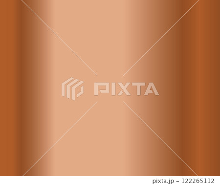 Copper foil texture gradient. Metal background. Vector illustration 122265112