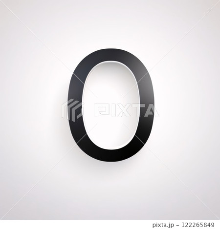 letter 0 for web, mobile and info graphics. Vector illustration. letter 0 for web, mobile and info graphics. Vector illustration. 122265849