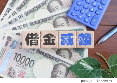 借金減額のイメージ 122266741