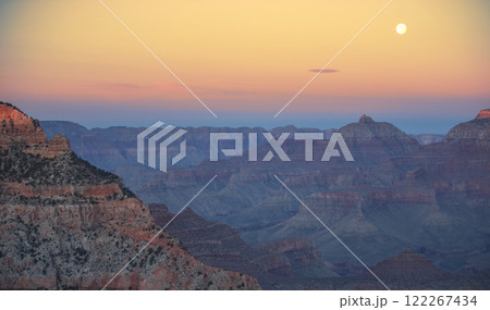 Grand Canyon National Park at sunset. USA Grand Canyon National Park at sunset. USA 122267434