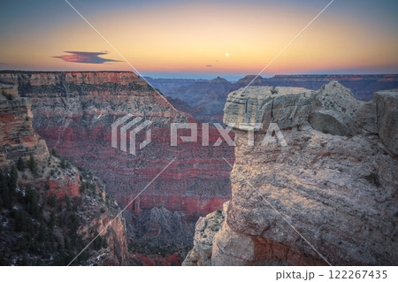 Grand Canyon National Park at sunset. USA Grand Canyon National Park at sunset. USA 122267435