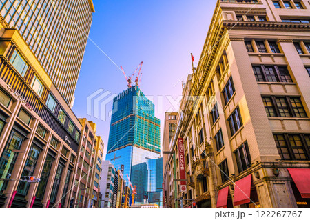 日本の東京都市景観1月23日。日本橋一丁目の再開発事業などを望む=令和7年1月23日 日本の東京都市景観1月23日。日本橋一丁目の再開発事業などを望む=令和7年1月23日 122267767