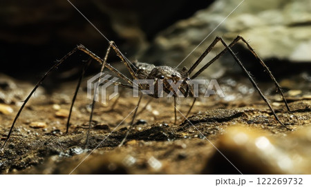 Unique spider species in a cave environment 122269732