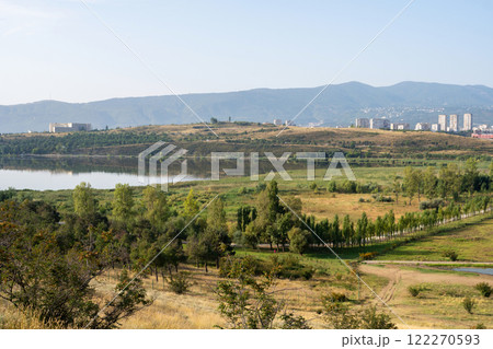 Beautiful view of Lisi lake in Tbilisi Beautiful view of Lisi lake in Tbilisi 122270593