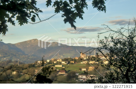 village in a valley 122271915