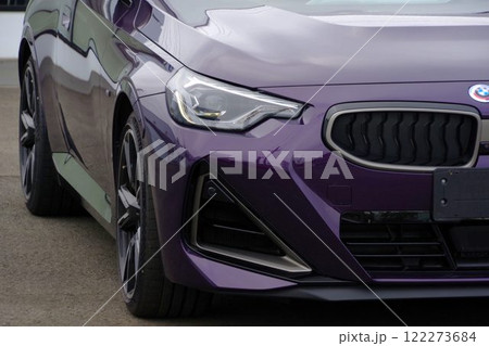 輸入車イメージ　BMW2シリーズ・クーペのフロントマスク 122273684