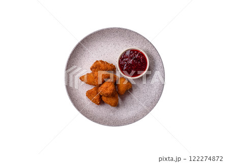 Brie cheese or camembert fries in breading, fast food, takeaway Brie cheese or camembert fries in breading, fast food, takeaway 122274872