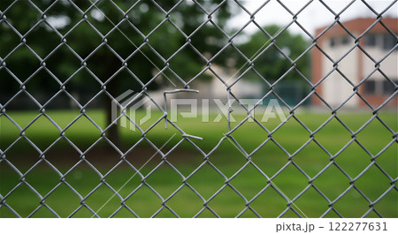 穴の開いた金網、セキュリティの脆弱性 穴の開いた金網、セキュリティの脆弱性 122277631