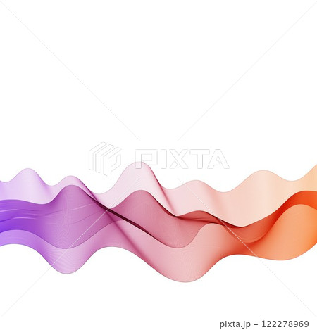 Abstract color wave. Vector graphics. Eps 10のイラスト素材 [122278969] - PIXTA