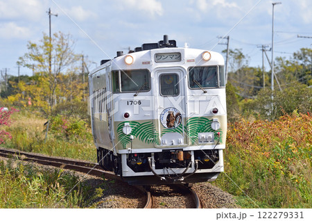 日高本線 浜厚真-勇払 JR北海道 キハ40-1706(苫小牧)カムイサウルス 日高本線 浜厚真-勇払 JR北海道 キハ40-1706(苫小牧)カムイサウルス 122279331