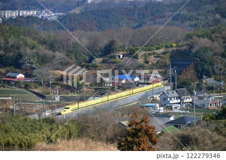 東海道新幹線 新横浜-小田原 JR東海 923形0番台 T4編成(東京) ドクターイエロー 東海道新幹線 新横浜-小田原 JR東海 923形0番台 T4編成(東京) ドクターイエロー 122279346