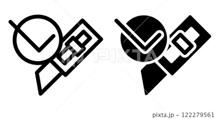 Cutter icon design template Cutter icon design template 122279561