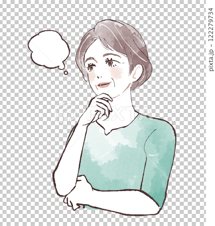 思維的女人 122279734