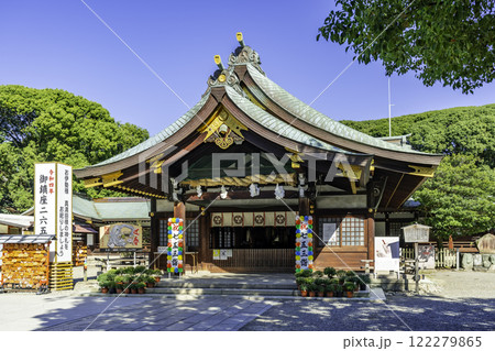 真清田神社　拝殿　愛知県一宮市 122279865