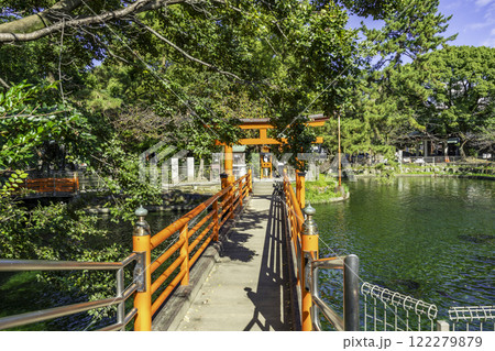 真清田神社 開運橋と八龍神社と厳島社 愛知県一宮市 真清田神社 開運橋と八龍神社と厳島社 愛知県一宮市 122279879