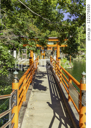 真清田神社　開運橋と八龍神社と厳島社　愛知県一宮市 122279880