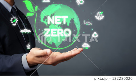 Net zero concept with sustainability EIDE 122280020