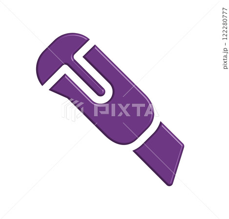 Cutter icon design template 122280777