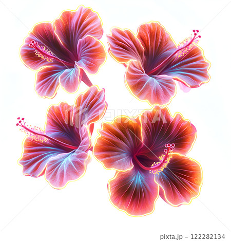 white and pink frangipani flowers on white background white and pink frangipani flowers on white background 122282134