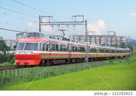 小田急小田原線 鶴巻温泉-伊勢原 小田急 7000形 7003編成 はこね LSE 小田急小田原線 鶴巻温泉-伊勢原 小田急 7000形 7003編成 はこね LSE 122283623