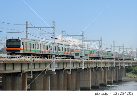 東海道本線 茅ヶ崎-平塚 JR東日本 E231系1000番台 K-42編成(国府津) 東海道本線 茅ヶ崎-平塚 JR東日本 E231系1000番台 K-42編成(国府津) 122284202