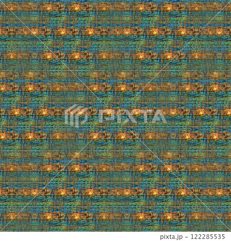 Artistic glossy motifs all over print design. Traditional pattern for throw pillow, rug, carpet, and fabric printing. Modern geometric floral design for textile, tiles, digital paper print 122285535