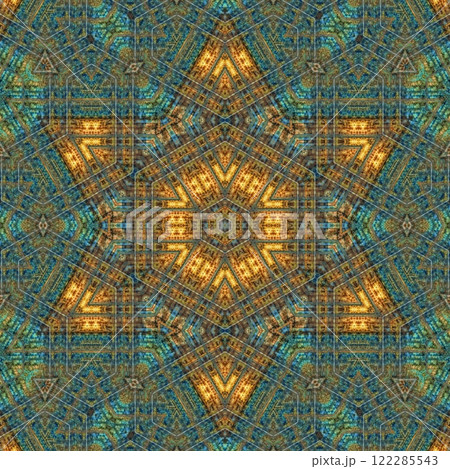 Artistic glossy motifs all over print design. Traditional pattern for throw pillow, rug, carpet, and fabric printing. Modern geometric floral design for textile, tiles, digital paper print Artistic glossy motifs all over print design. Traditional pattern for throw pillow, rug, carpet, and fabric printing. Modern geometric floral design for textile, tiles, digital paper print 122285543