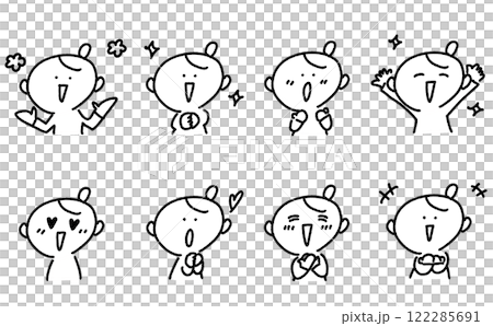 一群快樂的女人,帶著各種各樣的微笑:感人、心、萬歲、閃閃發光, 一群快樂的女人,帶著各種各樣的微笑:感人、心、萬歲、閃閃發光, 122285691