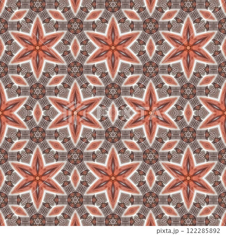 Decorative wooden texture for wall covering. Wood material texture for reed, rug, floor tiles, carpet, fabric, stem, straw, wicker, sisal matting surface printing. Modern wooden frame for decoration 122285892
