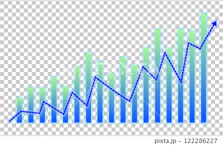 Financial graph, Business strategy, Business concept, Price increase, Price decrease 122286227