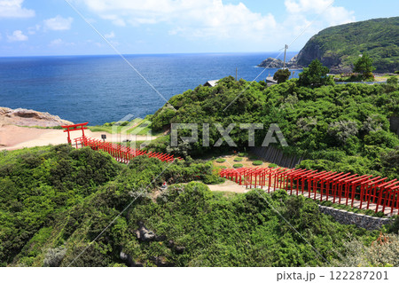 赤い鳥居 元乃隅神社4009 赤い鳥居 元乃隅神社4009 122287201