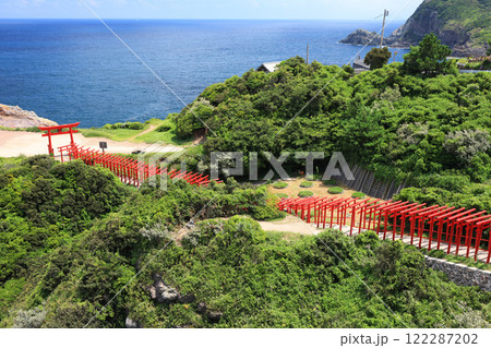 赤い鳥居　　元乃隅神社4014 122287202